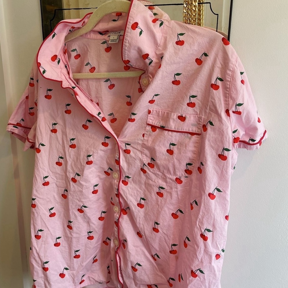 🍒 J.Crew Pajama Top